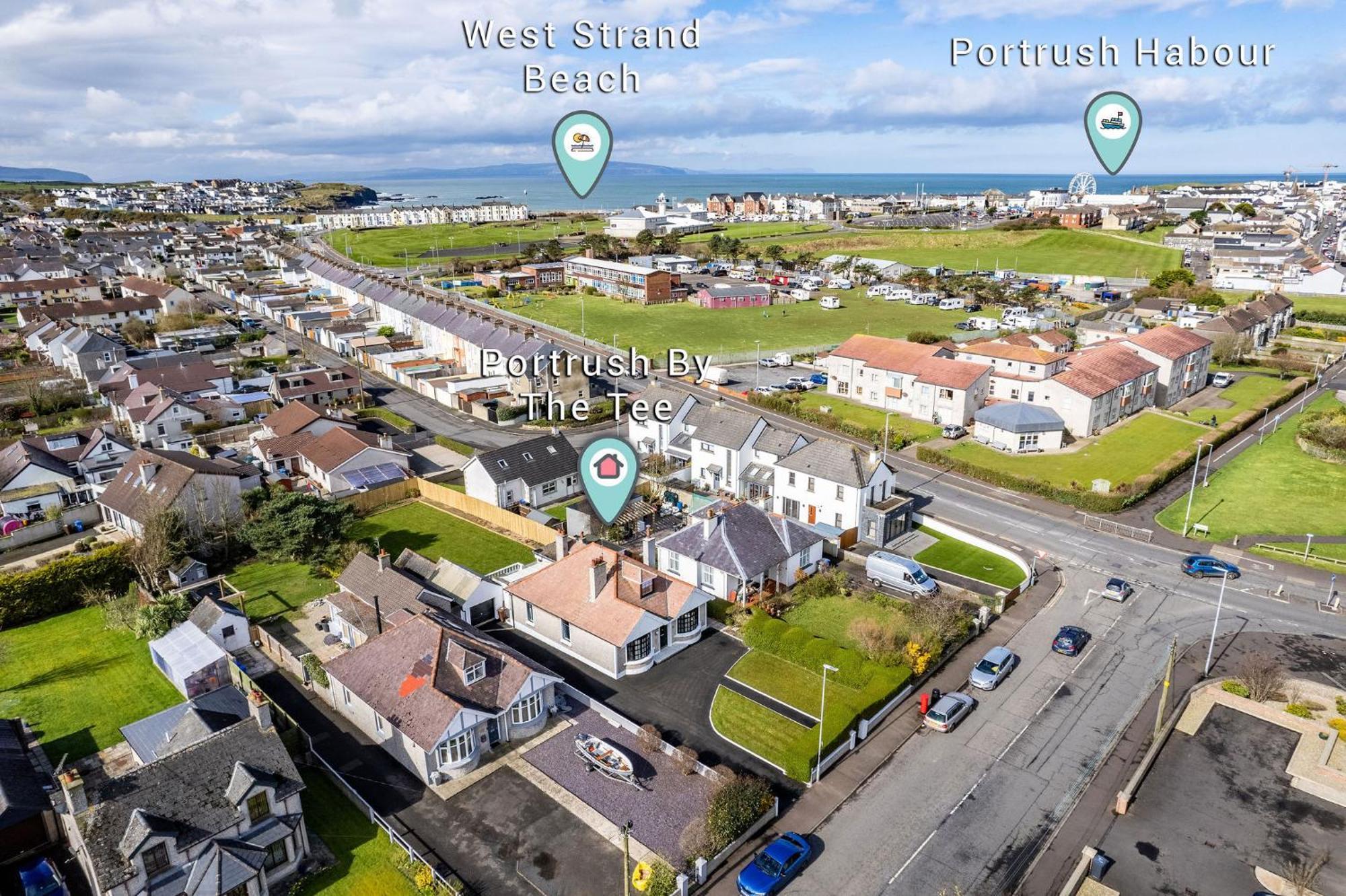 Portrush By The Tee Vila Exterior foto